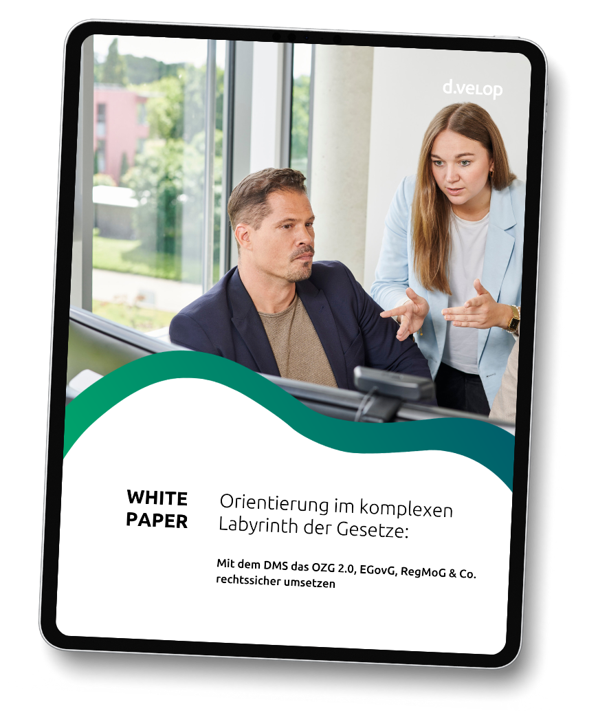 Whitepaper - Labyrinth der Gesetze - Deckblatt auf Tablet -1