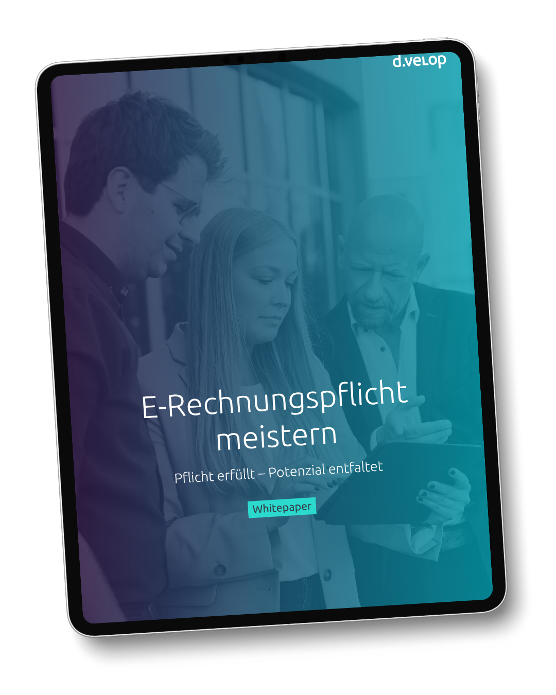 Mockup Tablet WP E-Rechnungspflicht